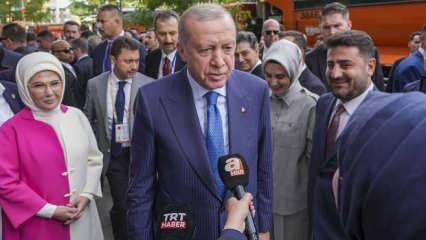 Cumhurbaşkanı Erdoğan Bahçeli'nin TRÇ koalisyonu çağrısına 'Hayırlısı olsun' dedi