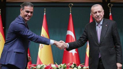 Cumhurbaşkanı Erdoğan İspanya Başbakanı Sanchez ile görüştü: Netanyahu artık alıkonulmalı