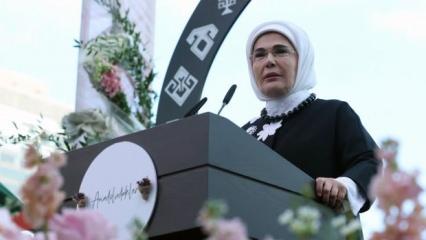 Emine Erdoğan’dan BM’de çağrı: ‘Filistin’in hafızasını silmelerine izin vermeyelim!’