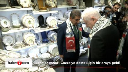 Esenler esnafından Gazze'ye dev destek: Bir günlük kazançlarını bağışlayacaklar
