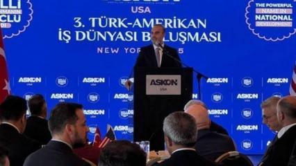 Bakan Kacır, ‘3’üncü Türk-Amerikan İş Dünyası Buluşması’ toplantısına katıldı