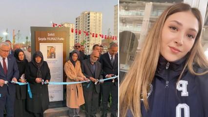 Geçtiğimiz yıl şehit edilmişti! Şeyda Yılmaz’ın ismi parka verildi