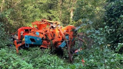 Giresun'da patoz uçuruma devrildi: 1 ölü