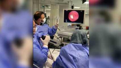 Hastanın akciğerine kaçan sarımsak operasyonla çıkarıldı