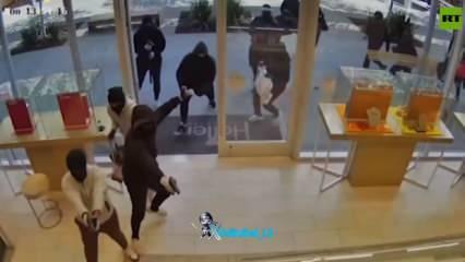 Kaliforniya'da mafya tarzı soygun! 