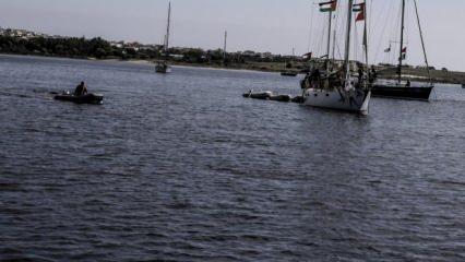 Küresel Sumud Filosu, dronlar tarafından takip edildi!