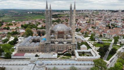 Mahkeme, Selimiye Cami'nde tepki çeken restorasyona 'dur' dedi!