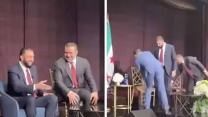 Şara, arkadaşına sandalye verilince koltukta oturmayı reddetti