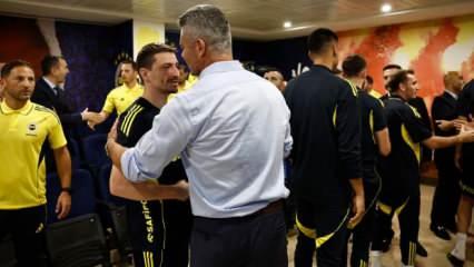 Saran, sarı-lacivertli futbolcularla bir araya geldi