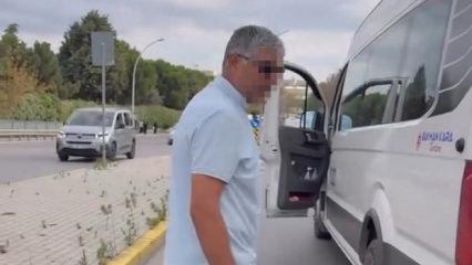 Servis şoföründen sürücüye tehdit: ‘Barındırır mıyım seni bu memlekette?’