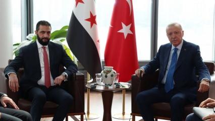 Son dakika: Cumhurbaşkanı Erdoğan, Şara ve Macron ile görüştü!