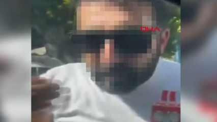 Tartıştığı sürücünün önünü kesip aracının camını yumrukladı