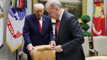 Trump’tan Cumhurbaşkanı Erdoğan’a sandalye jesti