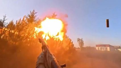 Ukraynalı asker, pompalı t&uuml;fekle FDV dronu d&uuml;ş&uuml;rd&uuml;!