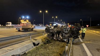 Kuzey Marmara Otoyolu'nda feci kaza: 2 kişi öldü, 5 yaralı