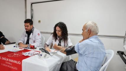 Bağcılar Meydanı’nda ücretsiz sağlık hizmeti