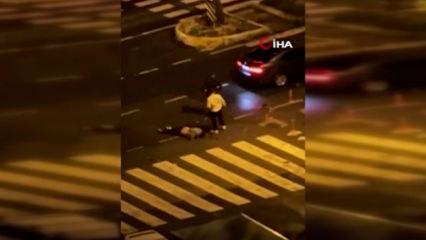 Beylikdüzü'nde iki kişi tarafından darp edilen şahıs bayıldı
