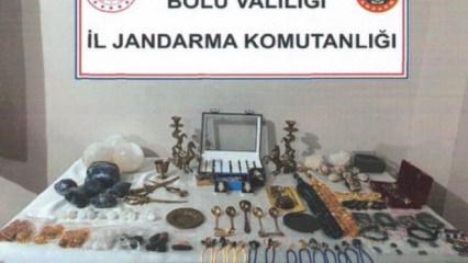 Bolu’da kaçak altın tozu ve tarihi eser yakalandı: 1 gözaltı