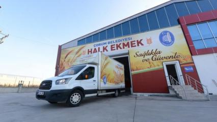 Çorum Halk Ekmek’te 210 gram ekmek 10 TL'ye satılacak