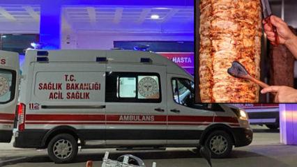Çorum'da zehirlenme vakası: Tavuk döner yiyen 30 öğrenci hastanelik oldu
