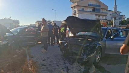 Didim'de trafik kazası: 1'i ağır 5 yaralı