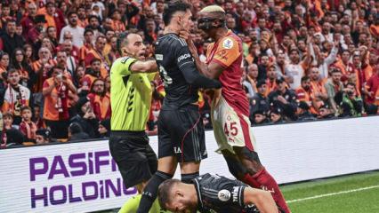 Galatasaray - Beşiktaş derbisinde ortalık fena karıştı! İşte ekrana yansımayanlar