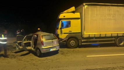 Kamyonun çarptığı otomobilin sürücüsü öldü