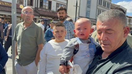 Konya’da aracın içinde kilitli kalan çocuk vatandaşların müdahalesiyle kurtarıldı