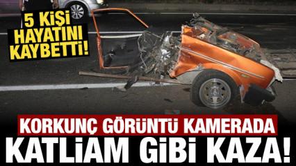 Manisa'da katliam gibi kaza: 5 kişi hayatını kaybetti!