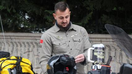 Konya'dan motosikletle kutsal yolculuk! Tam 4 gün sürecek...