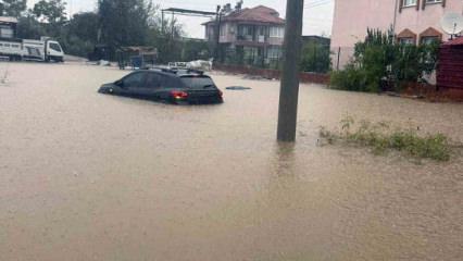Muğla'yı sağanak ve fırtına vurdu!