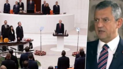 Özgür Özel başa sardı: Cumhurbaşkanı’nı Meclis'te karşılamayacağız