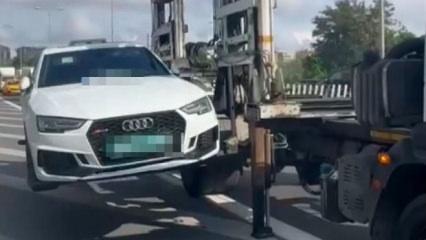 Sahte plakalı araca 334 bin lira para cezası