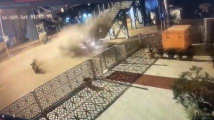 Şanlıurfa’da otomobil üst geçit merdivenlerine çarptı: 1 kişi öldü