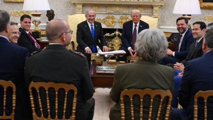 Trump-Netanyahu görüşmesi Beyaz Saray'da! Trump'ın Gazze planı açıklandı