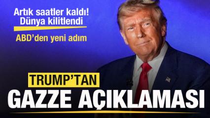 ABD'den bir adım daha! Dünya kilitlendi! Trump'tan son dakika Gazze açıklaması!