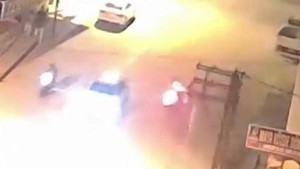 Adana'da iki motosiklet kafa kafaya çarpıştı: 2 kişi yaralandı