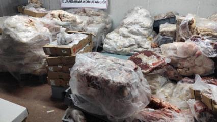 Ankara'da 3 iş yerinde 17 ton bozuk et ele geçirildi