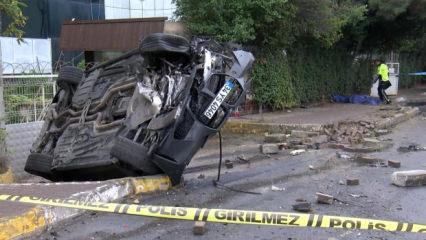 Beylikdüzü'nde otomobil, kaldırımda yürüyen yayaya çarptı: 1 ölü, 2 yaralı