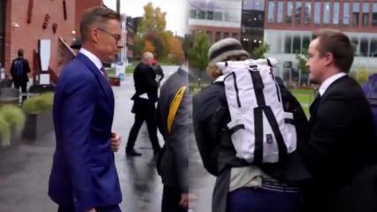 Cumhurbaşkanını ka&ccedil;ırtan İsrail sorusu! Ortalık karıştı muhabir yaka pa&ccedil;a g&ouml;zaltına alındı