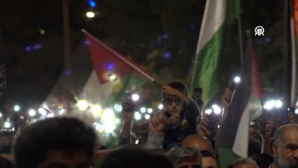 Diyarbakır'da devasa Gazze protestosu