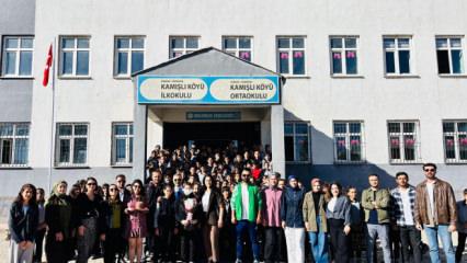 Hastalığını yenerek 13 ay sonra okuluna kavuşan öğrenciye duygulandıran karşılama