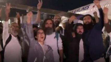 İsrail tarafından esir alınmışlardı! 15 Türk aktivist İstanbul'da