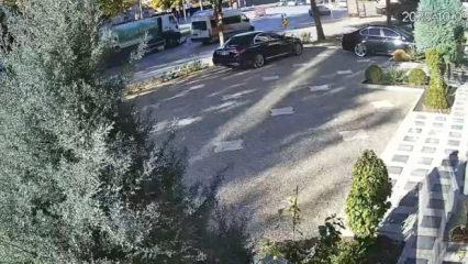 Konya'daki feci kaza kamerada: Bisiklet sürücüsü hayatını kaybetti