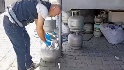 Sahtekarlar tüpün gazını aldı