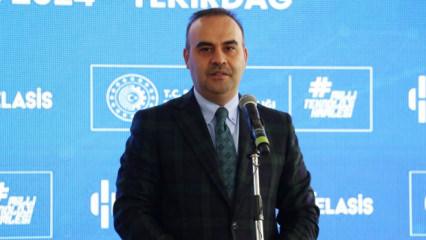 Sanayi ve Teknoloji Bakanı Kacır Tekirdağ'da fabrika temel atma töreninde konuştu: