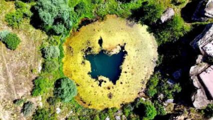 Sivas’taki ‘Timsah gözü’ görenleri şaşırtıyor: Derinliği Hâlâ bir sır!