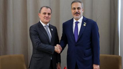 Son dakika... Bakan Fidan, Azerbaycanlı mevkidaşı ile görüştü... Gündem Gazze'ydi! 