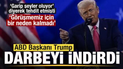 Son dakika: Trump, 'Garip şeyler oluyor' diyerek tehdit etmişti! Çin'e darbeyi indirdi