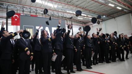 THY'nin yeni pilotları mezun oldu